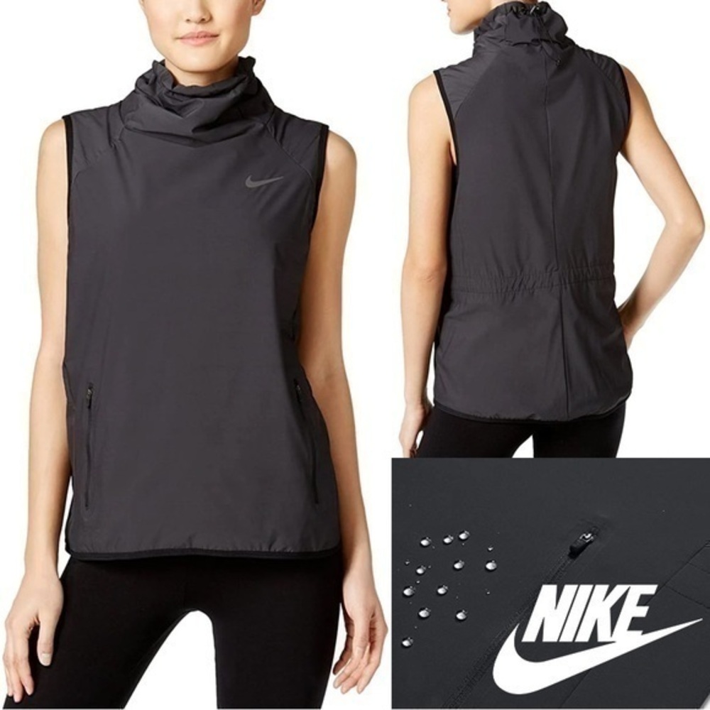 💥SALE💥 NIKE Womens Aerolayer Funnel-Neck Training Waterproof Vest XS